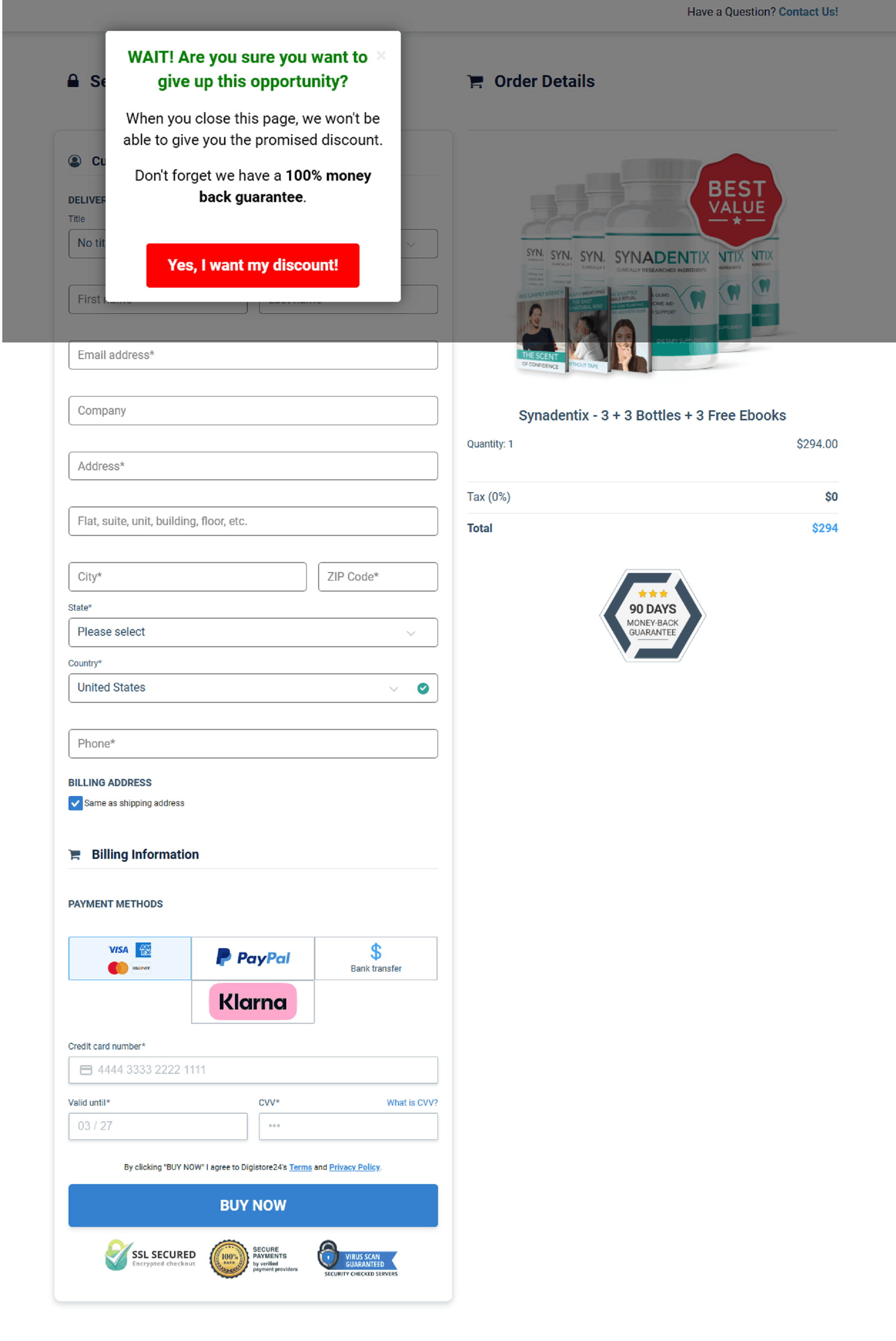Synadentix-Secure-Checkout